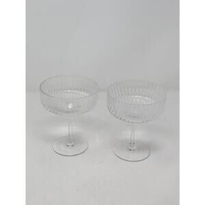 2 Nespresso X Fusalp 335mL Barista Cocktai Glasses/Martini Set-Read